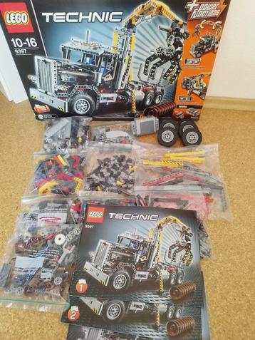 Le transporteur en bois LEGO Technic 9397, Enlèvement ou Envoi, Comme neuf, Briques en vrac, Lego