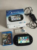 Sony PS Vita slim, Games en Spelcomputers, Ophalen of Verzenden, Zo goed als nieuw, Zwart, Met games