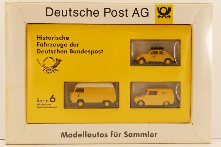 Brekina Deutsche Post Serie 6 - 1/87 HO, Hobby en Vrije tijd, Modelauto's | 1:87, Zo goed als nieuw, Bus of Vrachtwagen, Brekina