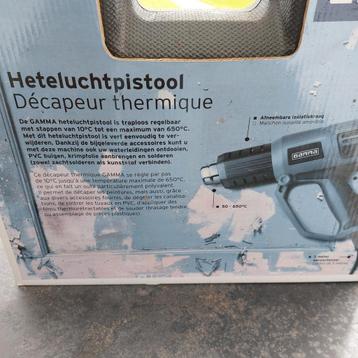 heteluchtpistool - verf afbrander