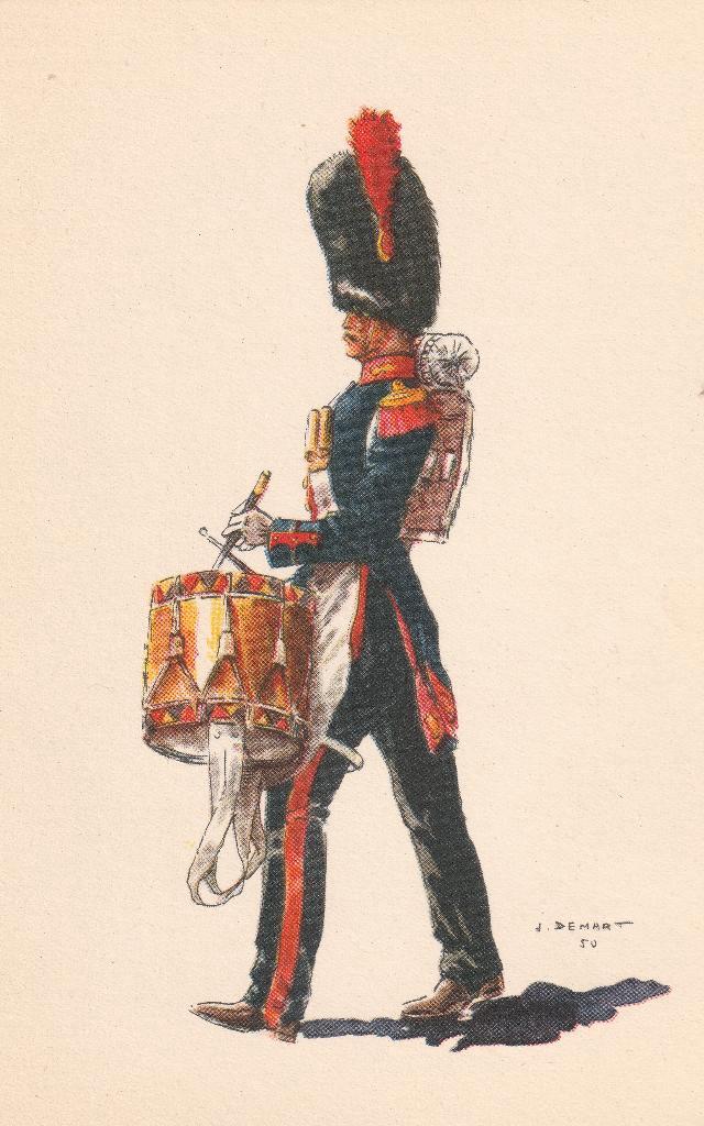 Lotje 4 kaarten Belgische Grenadiers, Collections, Objets militaires | Général, Enlèvement ou Envoi