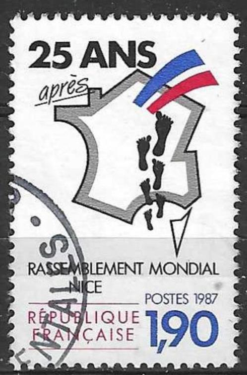 Frankrijk 1987 - Yvert 2481 - Bijeenkomst "Pieds-Noirs" (ST), Timbres & Monnaies, Timbres | Europe | France, Affranchi, Envoi