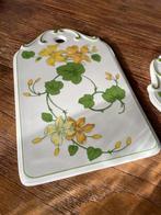 2 Ontbijt plankjes Geranium servies, Ophalen of Verzenden