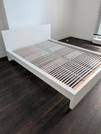 GRATIS Tweepersoonsbed frame en lattenbodem, Ophalen, Gebruikt, Wit, 200 cm