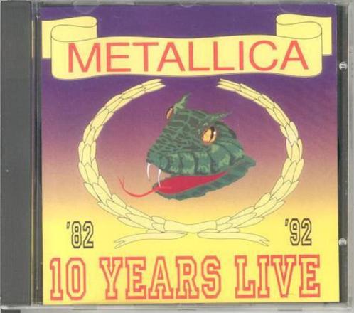 CD METALLICA - 10 Years Live (82 92), CD & DVD, CD | Hardrock & Metal, Utilisé, Envoi
