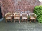 vintage rotan tuinzetels, Tuin en Terras, Ophalen, Gebruikt, Rotan