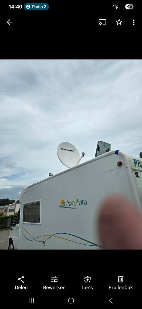 Satenne automatische satelietschotel, Caravans en Kamperen, Mobilhome-accessoires, Ophalen