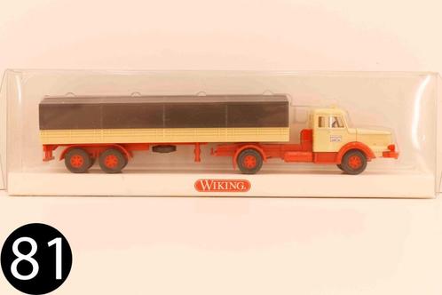 1/87 Wiking  +/- 100 Vrachtwagens (deel 5 van 5), Hobby en Vrije tijd, Modelauto's | 1:87, Zo goed als nieuw, Bus of Vrachtwagen