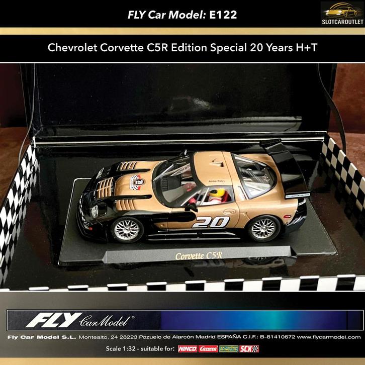 E122 Fly Chevrolet Corvette C5R Edition Spec. 20 Years H+T‼️, Enfants & Bébés, Jouets | Circuits, Neuf, Électrique, Envoi