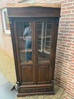 Antieke hoekkast, Huis en Inrichting, Kasten | Vitrinekasten, Ophalen, Gebruikt