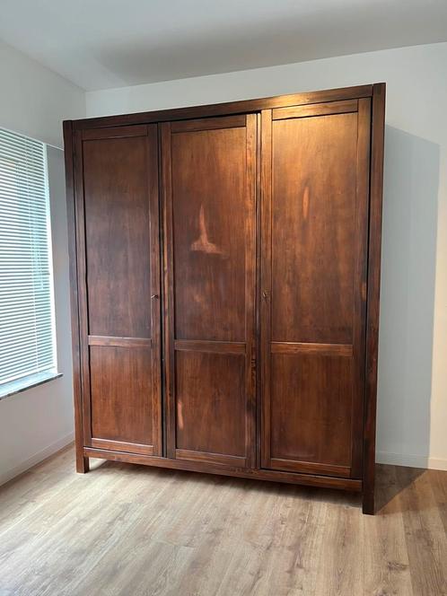 Ruime houten kleerkast met extra opbergruimte - Koopje!, Huis en Inrichting, Kasten | Kleerkasten, Gebruikt, 200 cm of meer, 150 tot 200 cm