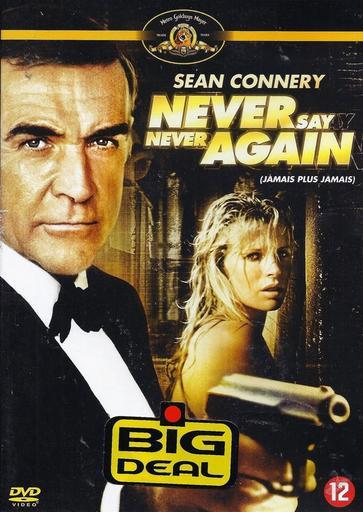 Never Say Never Again (1983) Dvd Sean Connery, Kim Basinger, CD & DVD, DVD | Action, Utilisé, Action, À partir de 12 ans, Enlèvement ou Envoi
