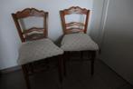 retro stoelen, Twee, Gebruikt, Hout, Ophalen