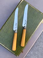Set de couteaux vintage - lot de 12 avec boîte d'origine, Enlèvement, Comme neuf, Ensemble de couverts