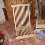 chaises pliantes bois, Jardin & Terrasse, Enlèvement, Utilisé