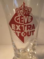 oud bierglas Geve Extra stout  Decalco, Verzamelen, Biermerken, Ophalen of Verzenden, Zo goed als nieuw, Glas of Glazen, Overige merken