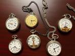 zakhorloge Hebdomas Roskopf, Handtassen en Accessoires, Horloges | Antiek, Ophalen, Zakhorloge, Overige merken, 1900 tot 1930
