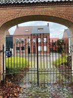 Smeedijzeren inrijpoort en klein poortje, Tuin en Terras, Ophalen, Gebruikt