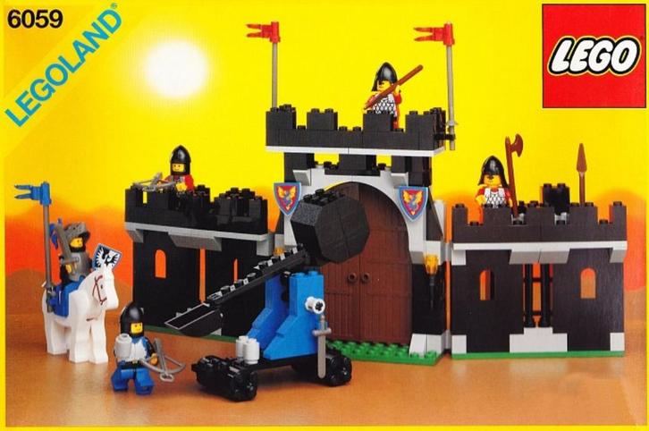 LEGO Castle Black Knights 6059 Knight's Stronghold, Kinderen en Baby's, Speelgoed | Duplo en Lego, Zo goed als nieuw, Lego, Complete set