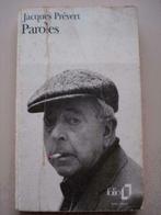 3. Jacques Prévert Paroles Folio 1996, Un auteur, Jacques Prévert, Utilisé, Envoi