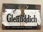 Glenfiddich 12 Whisky assiette murale en métal aspect vintag, Enlèvement ou Envoi, Panneau publicitaire, Neuf