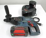 Bosch Blauw GBH 36 V-LI  boorhamer met 2 batterijen en lader, Ophalen of Verzenden, Gebruikt, Boor- en/of Breekhamer
