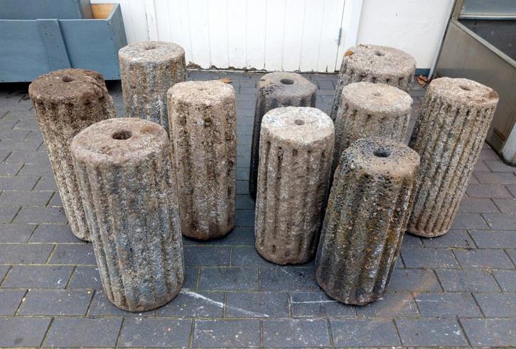 Japanse chinese maalstenen hardsteen pilaren zuilen, Antiek en Kunst, Curiosa en Brocante, Ophalen