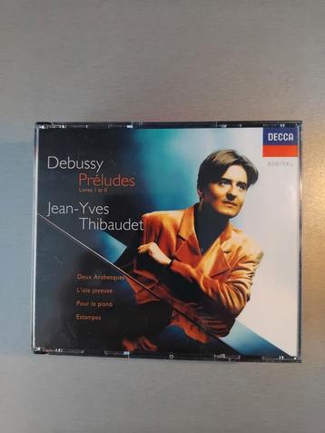 Boîte de 2 CD. Debussy. Préludes. (Decca, Digital, Thibaudet