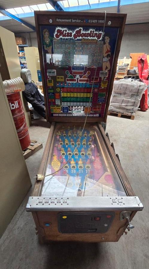 Miss bowling one ball magnum bingokast geldkast Wimi, Verzamelen, Automaten | Gokkasten en Fruitautomaten, Gebruikt, Ophalen of Verzenden