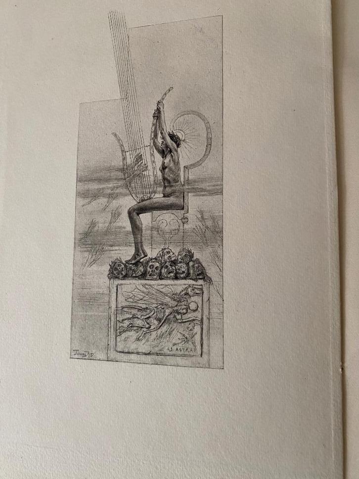 MALLARME Stéphane LES POÉSIES 1899 Félicien Rops, Antiek en Kunst, Antiek | Boeken en Manuscripten, Ophalen of Verzenden