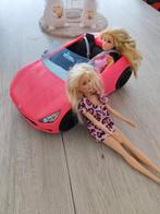 Barbie auto + 2 poppen, Ophalen, Zo goed als nieuw, Barbie