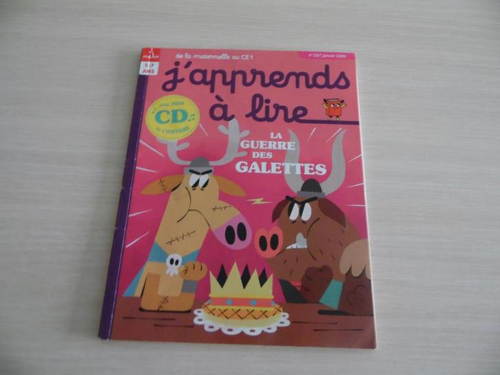 LOT DE 16  LIVRES    J'APPRENDS À LIRE  AVEC CD, Livres, Livres pour enfants | 4 ans et plus, Comme neuf, Fiction général, 5 ou 6 ans
