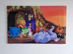 Winnie de Poeh 100cm x 65cm geprint op plexiglas, Enlèvement, Comme neuf, Décoration murale