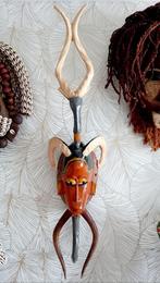 GURU Baule masker Ivoorkust 83cm, Antiek en Kunst, Kunst | Niet-Westerse kunst, Ophalen of Verzenden