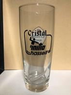 Gladde pint Cristal Alken ‘initia Hasselt’, Verzamelen, Zo goed als nieuw, Ophalen