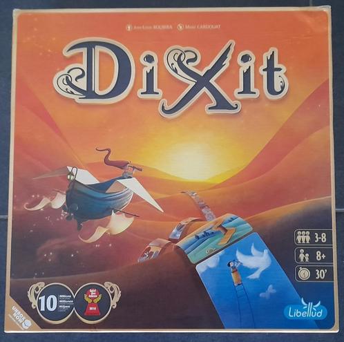 DIXIT !! TOPSPEL !!, Hobby en Vrije tijd, Gezelschapsspellen | Bordspellen, Zo goed als nieuw, Een of twee spelers, Drie of vier spelers