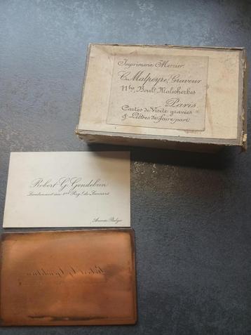 plaque d'imprimerie beschikbaar voor biedingen