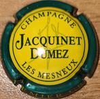 Champagnecapsule JACQUINET-DUMEZ donkergroen & geel nr 08, Nieuw, Frankrijk, Ophalen of Verzenden, Champagne