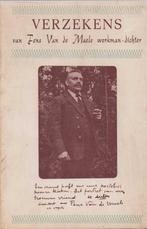 Verzekens van Fons Van de Maele werkman-dichter, Boeken, Fons Van de Maele, Ophalen of Verzenden, 20e eeuw of later, Gelezen