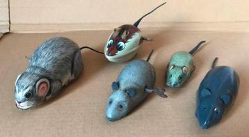 Blikken speelgoed muizen Schuco, T.T. Japan etc. beschikbaar voor biedingen
