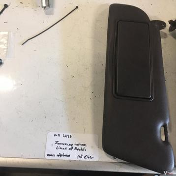 Mercedes W126 Zonneklep Links of Rechts met verlichting  Kle beschikbaar voor biedingen