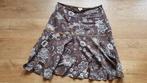 bruine rok met bloemen van Essentiel maat 36 of Smal, Kleding | Dames, Rokken, Bruin, Ophalen of Verzenden, Maat 36 (S), Gedragen
