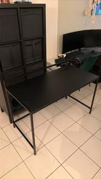 Zwarte bureau 120x60x75, Huis en Inrichting, Bureaus, Ophalen, Zo goed als nieuw, Bureau