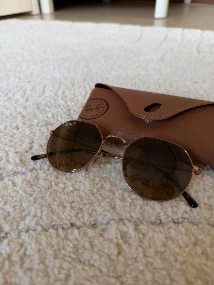 Ray-Ban zonnebril, Handtassen en Accessoires, Zonnebrillen en Brillen | Heren, Zo goed als nieuw, Zonnebril, Ray-Ban, Beige, Ophalen