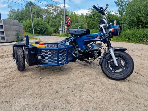 Skyteam ST125 "Dax" met veel extras + zijspan, Fietsen en Brommers, Minibikes, Midibikes en Pitbikes, Zo goed als nieuw, Ophalen