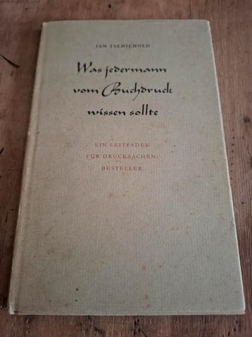 Jan Tschichold typografie  beschikbaar voor biedingen