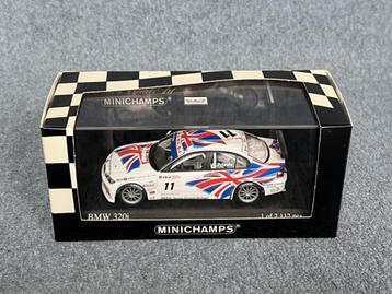 BMW E46 320i ETCC 2004 #11 Priaulx Minichamps 1:43 LIMITED beschikbaar voor biedingen