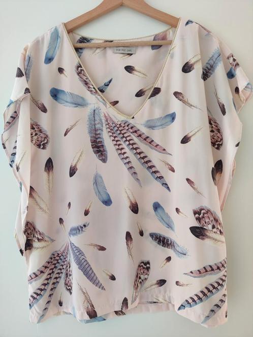 T-shirt / blouse TU lichtroze met print, Kleding | Dames, T-shirts, Ophalen of Verzenden