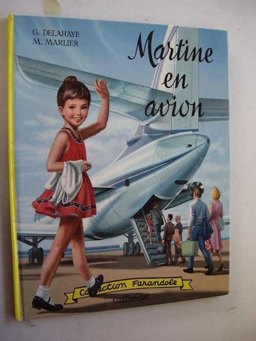 Martine en avion 1965, Antiquités & Art, Antiquités | Livres & Manuscrits, Enlèvement ou Envoi