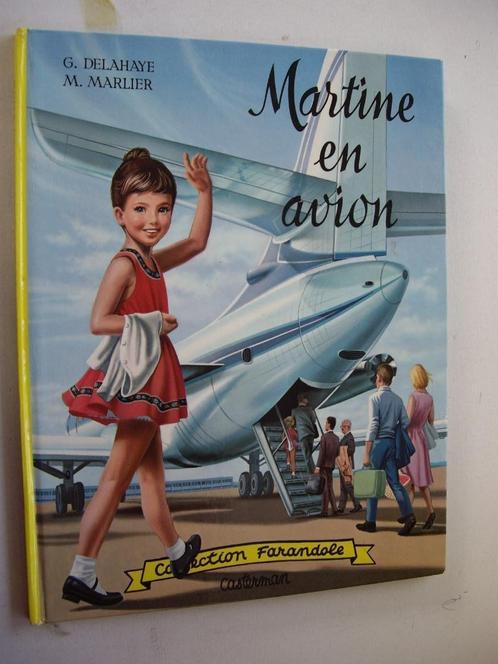 Martine in een vliegtuig 1965, Antiek en Kunst, Antiek | Boeken en Manuscripten, Ophalen of Verzenden